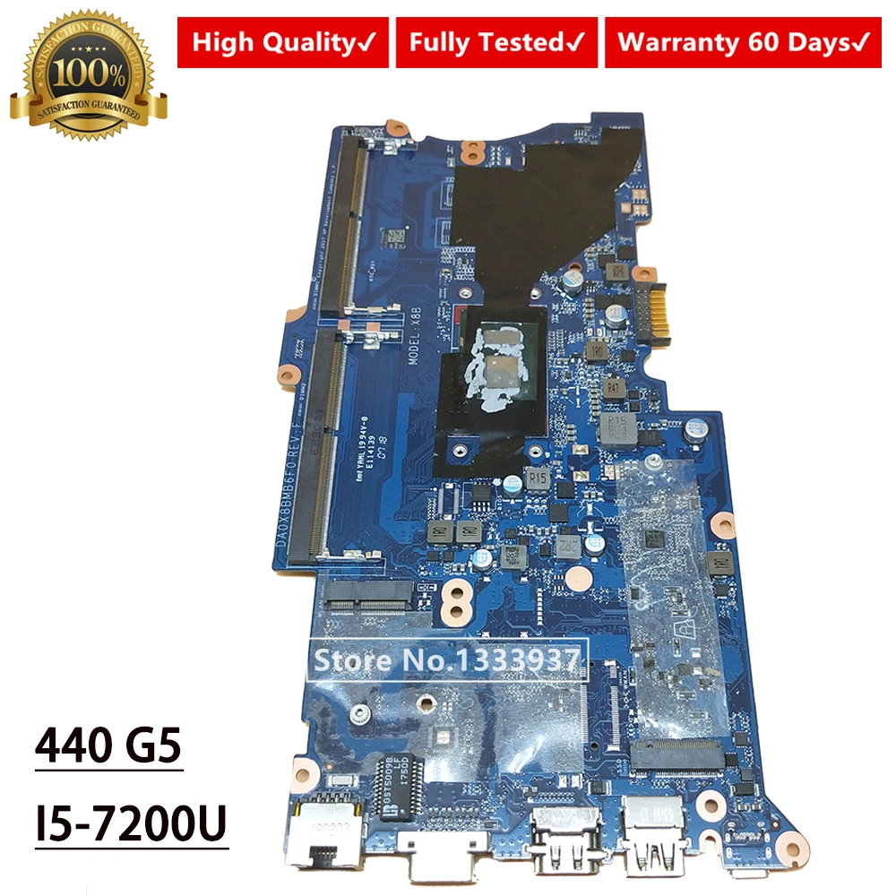 X8B DA0X8BMB6F0 SR3LA SR342 I5-7200U основная плата для HP Probook 430 G5 440 G5 430-G5 440-G5 материнская плата для ноутбука