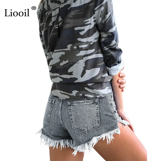 Cut Off Denim Shorts for Women Frayed Distressed Jean Short Cute Mid Rise Ripped Hot Shorts Comfy Stretchy 4