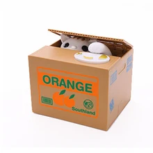 Münze Katze Stehlen Piggy Bank Elektronische Geheimnis Stash Guardar Dinheiro Tirelire Panda Cofres Para Dinheiro Criativos Alcancia N(China)