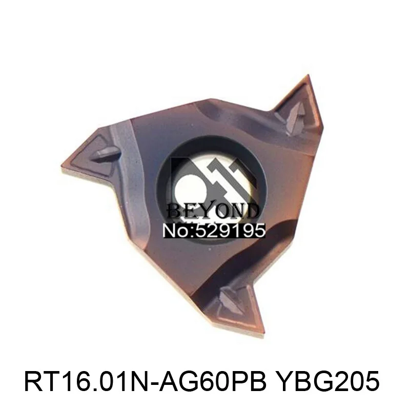 Оригинальная RT16.01N-AG60PB YBG205 16IR карбидная вставка для токарного станка инструменты