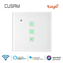 

Tuya Smart WiFi Roller Shutter Switch for Electric Curtain Blinds Motor App Remote Control Timing Siri Google Home Alexa Command