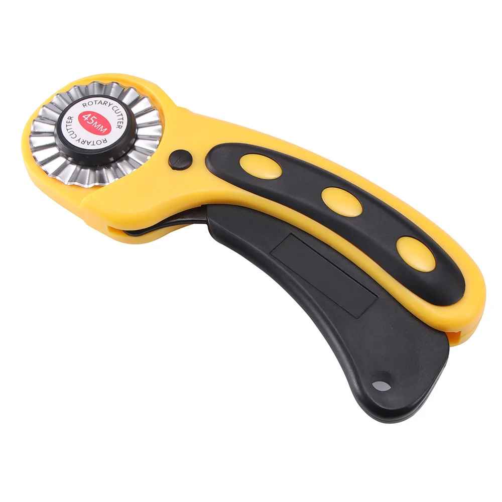 

LeatherCraft 45mm Rotary Cutter Leather Cutting Tool Fabric Cutter Wheel Circular Blade DIY Patchwork Sewing Quilting for Olfa