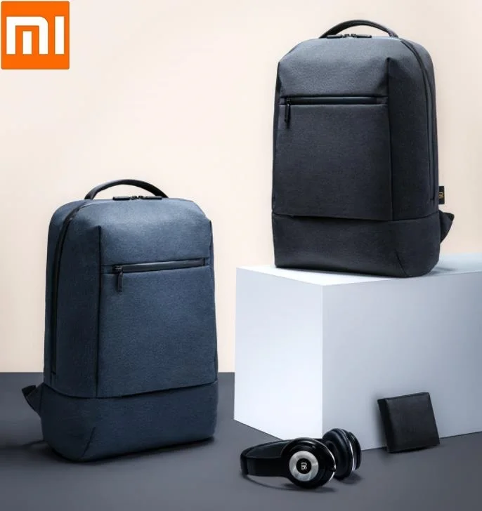 Мужской деловой рюкзак Xiaomi 17 л водонепроницаемая износостойкая Легкая удобная
