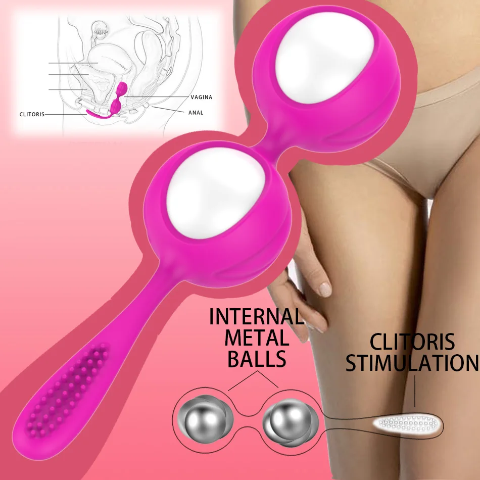 Safe Silicone Smart Kegel Vagina Balls Egg Geisha Ben Wa Ball Tighten Exercise Machine Intimate Sex Toy for Woman Vagina Women 1