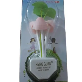 

Little Mushrooms Lotus Leaf Colorful Changing LED Night Light Desk Bedroom Bedside Lamp Professional light