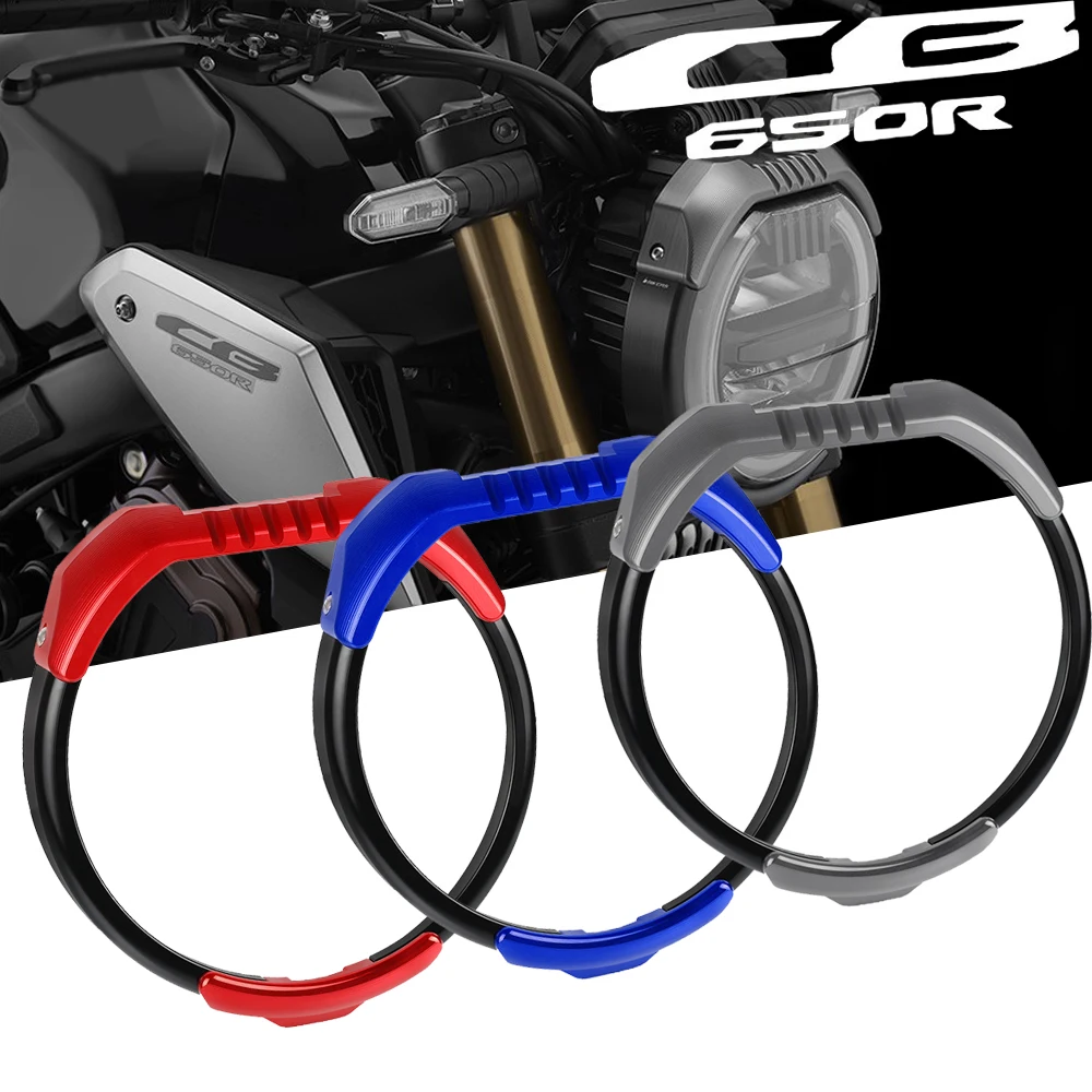 

Motorcycle CNC Headlight Head Light Guard Protector Cover Protection Grill FOR HONDA CB 650R CB650 R CB650R 2018-2021 2020 2019