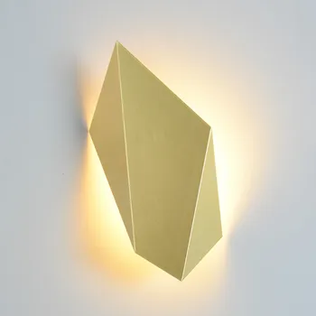 

Nordic Wall Light Led Wood Stone Imitation Design Interior Decor Wall Sconce Hotel Corridor TV Background Lamp WF102101