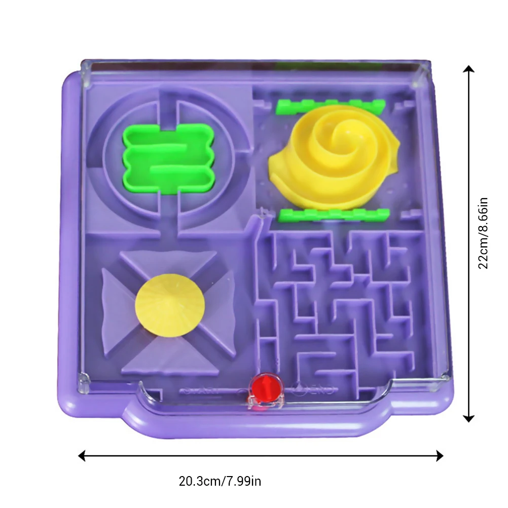 Забавная настольная игра 4 в 1 Mazes с наклонным джойстиком веселая головоломка