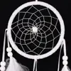 55cm Wind Chimes Handmade Dream Catcher Net White Feathers Wall Hanging Dreamcatcher Craft Gift Christmas Decoration for Home 5