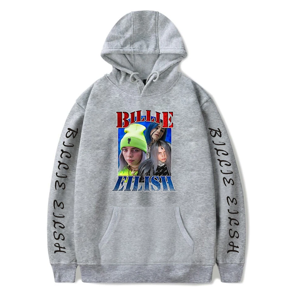 Billie Eilish худи с принтом для женщин и мужчин, свитер, пуловер на осень и зиму для мальчиков и девочек, удобная теплая куртка