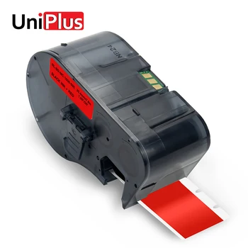 

UniPlus MC-1000-595-RD-BK Vinyl Label Maker Tapes Compatible for Brady Label Printer BMP41 BMP51 BMP53 Healthcare Arrow Tape