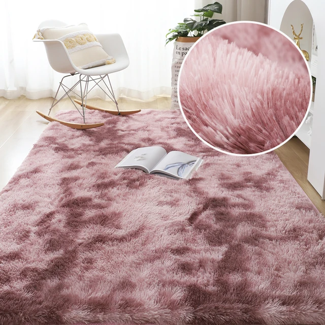Gray Carpet for Living Room Plush Rug Bed Room Floor Fluffy Mats Anti-slip Home Decor Rugs Soft Velvet Carpets Kids Room Blanket 5