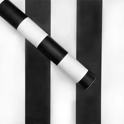 Black And White Striped Peeling And Pasting Vinyl Wallpaper Self Pasting Paper Living Room Waterproof Paper home Decoration