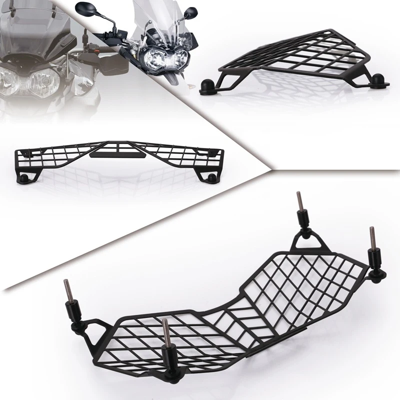 

Black Motorcycle Headlight Cover Fit For Triumph TIGER 1200XC EXPLORER 2012-2017