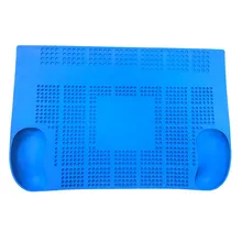 Station de pistolet à Air chaud, bracelet 3D en Silicone, tapis de travail, résistant à la chaleur, isolation de bureau, outil de réparation de soudage de PCB BGA pour téléphone portable 