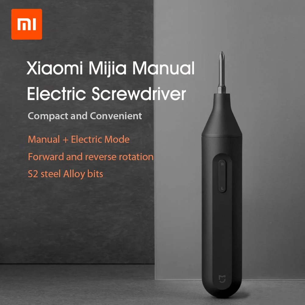 Xiaomi Mijia Electric Manual Screwdriver Kit 1500mAh Steel Bits Home