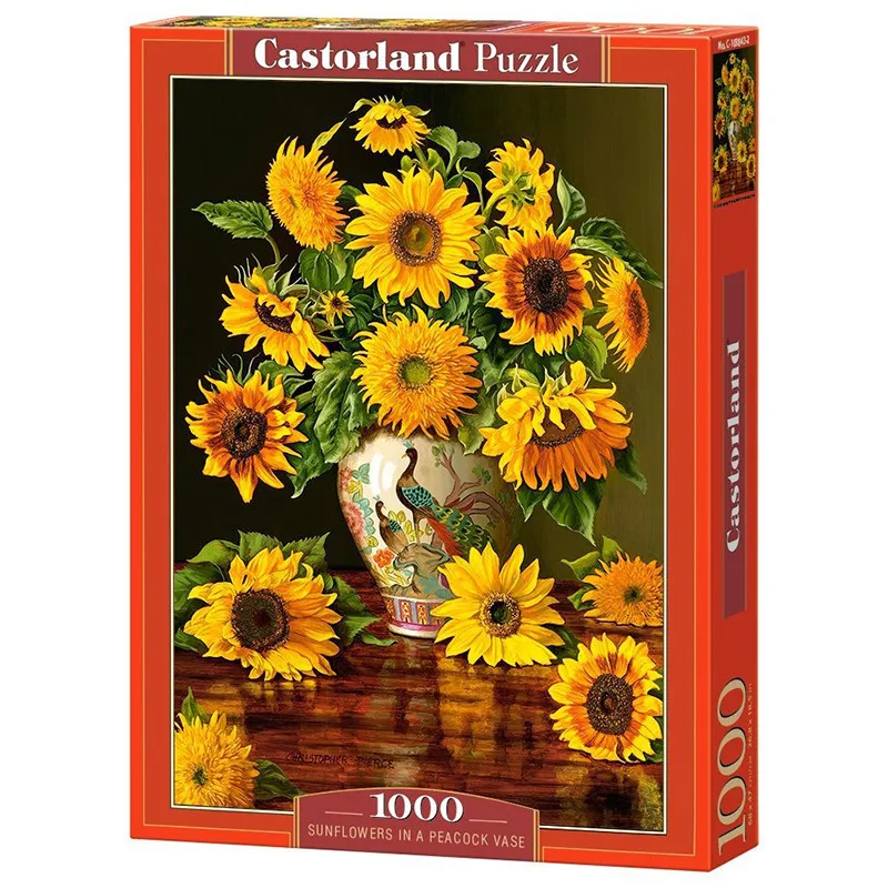 

Order Europe Import 1000 PCs Peacock Vase And Sunflower 1000 PCs Jigsaw Puzzle