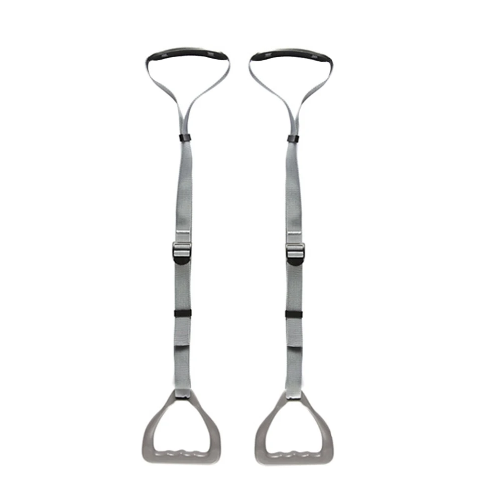 2 Pcs Hanging Pull Belt Resistance Band Pull-up Fitness Rope Gymnastic Ring for Kids Full Body Strength Training | Спорт и