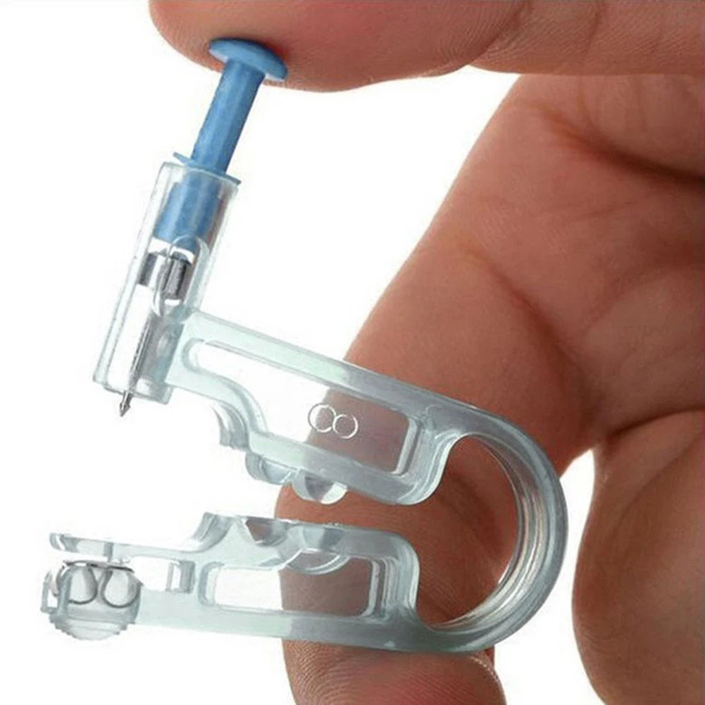2019 Disposable Sterile No Pain Ear Piercing With Ear Stud Asepsis Piercing Tool Tattoo device Selling Healthy Safety Manual