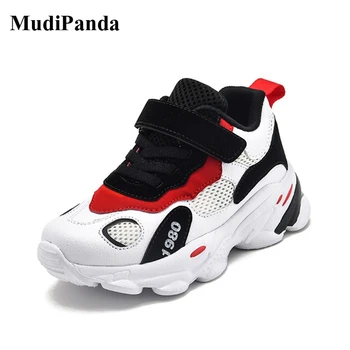

MudiPanda Boys Sneakers Baby Trainers Children Leather School Sport Shoes Soft Bottom Kids Running Shoes Chaussure Enfant