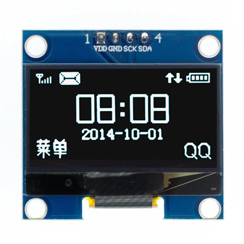 100 шт./лот 1 3 OLED модуль белый/синий цвет 128X64 дюймов ЖК дисплей светодиодный для