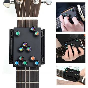 

Guitar Chord Booster New Beginner One-Key Chord Novice Lazy Guitar Learning Artifact Pain-proof Finger Guitar String Winder