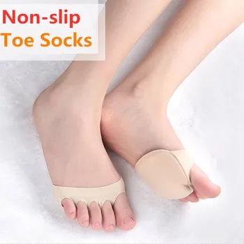 

Women's Five-finger Socks Invisible Women Socks Female Cotton High-heeled Short Half Palm Shallow Port On-slip Open Toe Socks