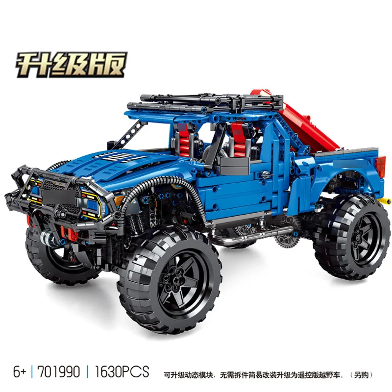 

1630pcs Building Blocks Toys 701990 Mechanical Code Ford Off Road Model Vehicle Technic Series Small Particle Boy Birthday Toy