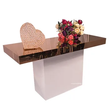 

Wedding acrylic silver mirror column square pillar decoration wedding pedestal cube mirror stand for wedding decoration sen2369