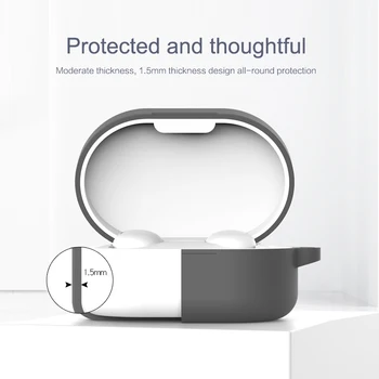 

2020 NEW Applicable For Red Mi Airdots Youth Version Of The Headset Set Shell Bluetooth Headset Soft Silicone Protective Cover