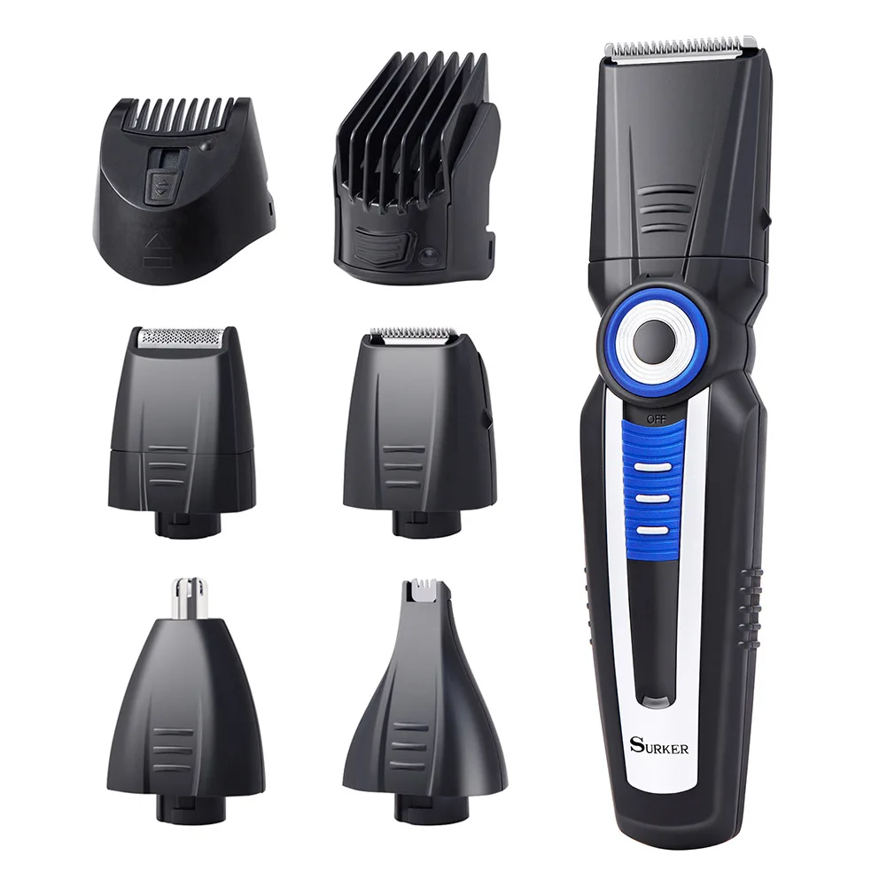 

SK-008 Five In One Multi-functional Multi-Cutter Head Hair Clipper, Shaver, Nose Hair Trimmer, Sideburn Maker