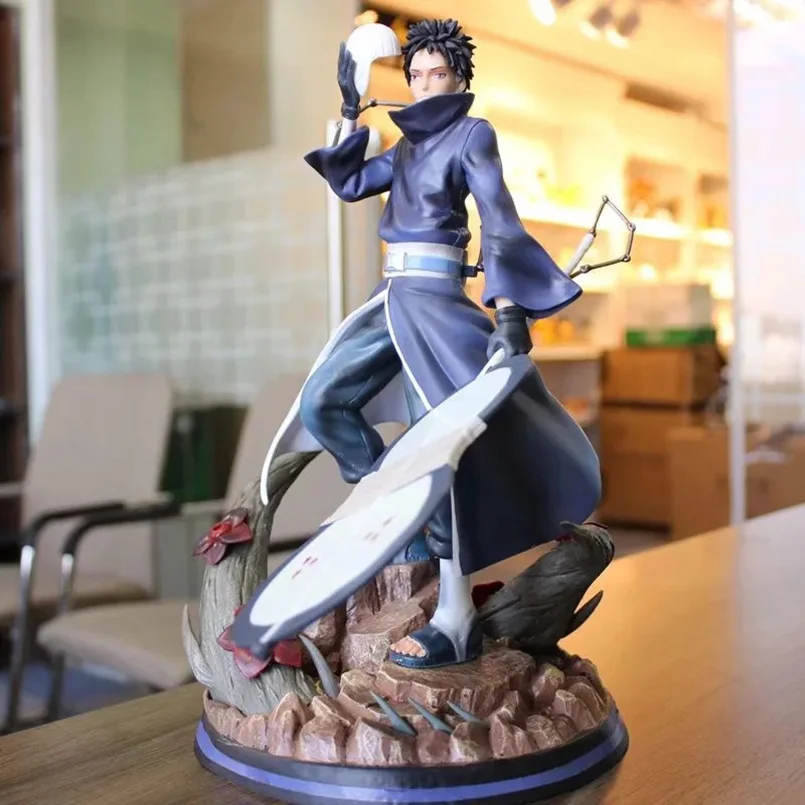 

31cm Japanese Anime Naruto Uchiha Obito PVC Action Figure toys GK Uchiha Obito figure statue Decoration model toys for kid gift