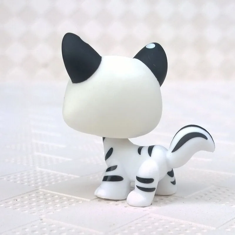 LPS CAT rare Littlest pet shop cute toys standing short hair cat