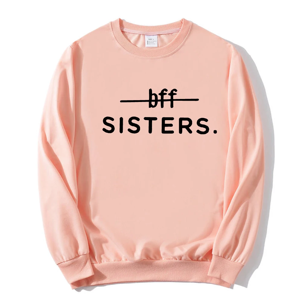 Bff Sister-sudaderas de para mujer, jerséis de mejor amiga, ropa femenina, negra - Ropa de mujer