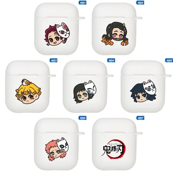 

Anime Demon Slayer: Kimetsu No Yaiba Anime Pattern For Airpods Case Bluetooth Earphone Protective Cover Silicone Headphone Case