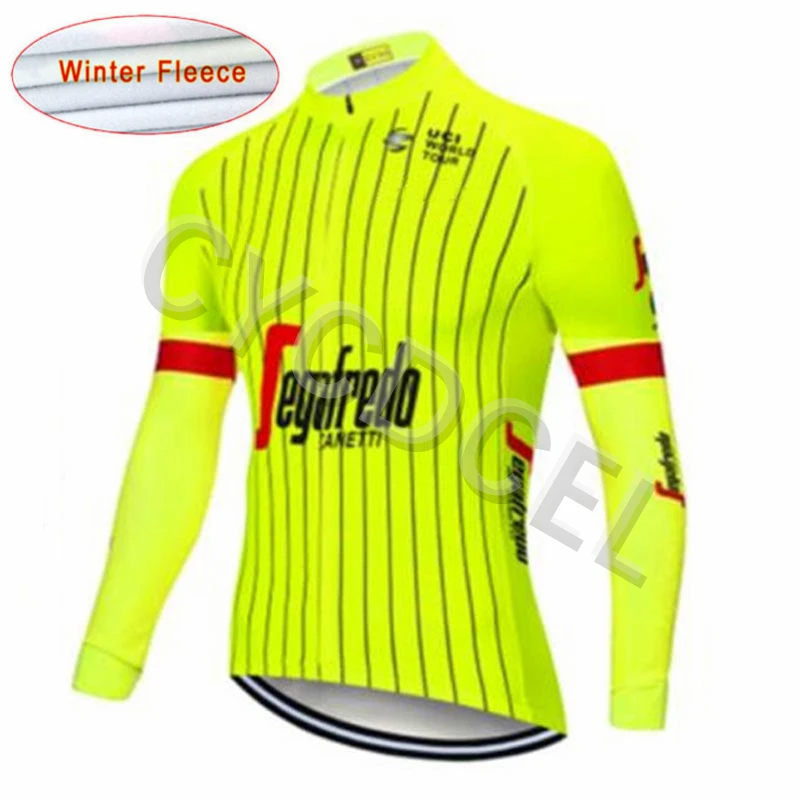 Зимняя Теплая мужская футболка для велоспорта с длинным рукавом, одежда для горного велосипеда, ropa ciclismo invierno homb