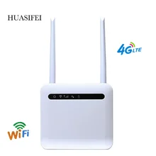 HUASIFEI unlocked 300Mbps 3G4G wireless router 2.4G Sim card 4g Wifi router with Sim card slot, 2*5Dib detachable antenna,