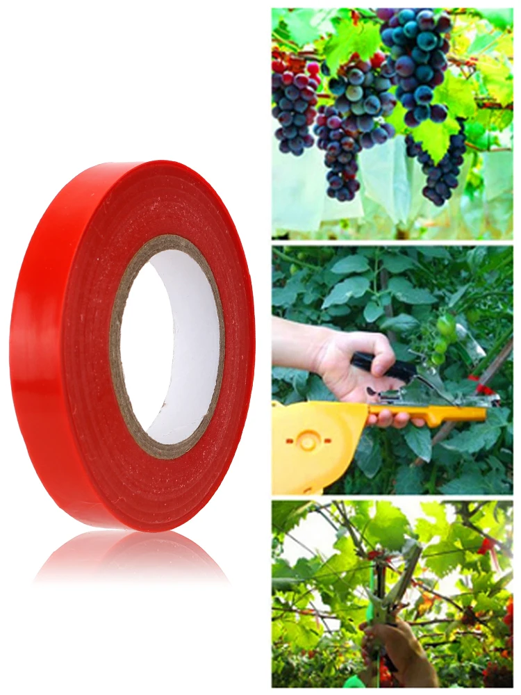 10PCS Plant Tape Tree Parafilm PVC tie Tape Tapetool Secateurs Engraft  Tying Binding Flower Vegetable Machine Gardening bind bel