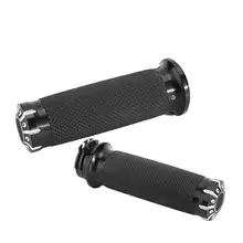 2pcs Motorcycle Stainless Steel Handle Bar Grips Fit for VRSC XL XR 1996- manillar guidon moto