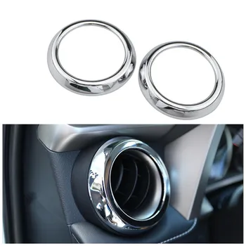 

DAEFAR For Toyota RAV4 2013 2014 2015 2016 2017 2018 Chrome Dashboard Front Air Condition Vent Outlet Cover Trim Garnish Molding