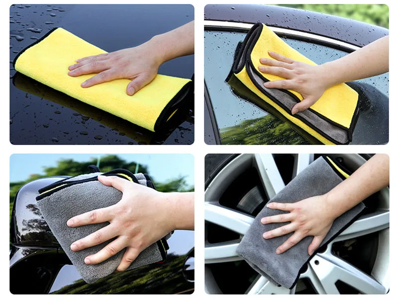 Thick Microfiber Car Drying Towels Ultra Absorbent Car wash Cleaning Auto Detailing Towels Microfiber Cleaning Cloths