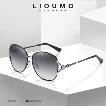 

LIOUMO Fashion Oversized Sunglasses Women 2020 Travel Luxury Lady Polarized Glasses Female Gradient Lens lunette de soleil femme
