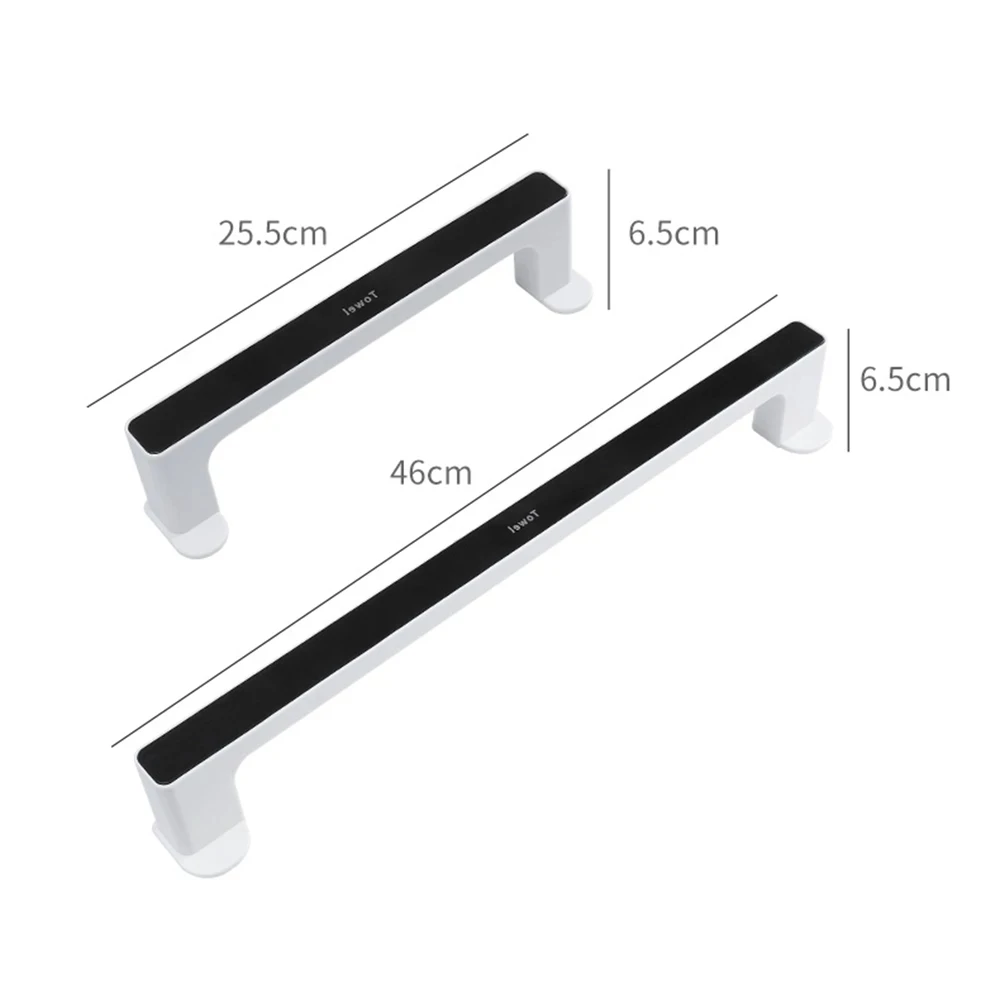 Self-adhesive Bathroom Towel Bar Towel Wall Mounted Hanger Holder Rack Shelf Shoes Holder Hanging Finishing Rack