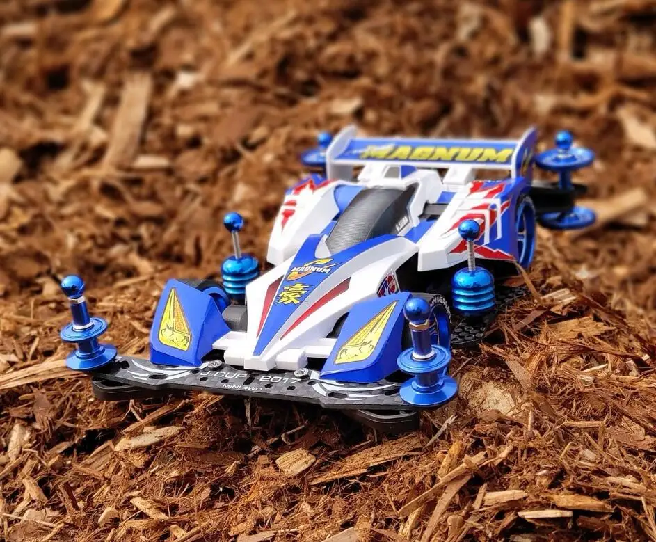 Шасси CYCLONE MAGNUM PREMIUM AR 19440 Tamiya Mini 4WD модель автомобиля с комплектом обновленных