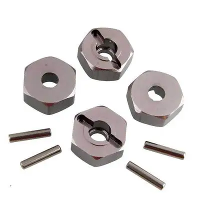 Color: Light Grey Parts & Accessories RCAWD 4PCS Aluminum 12mm Wheel Hex Hub Adapter 5mm Thick for RC Car 1/10 for Tamiya CC01 Upgrade Hop-Up Parts Crawler Cruiser 