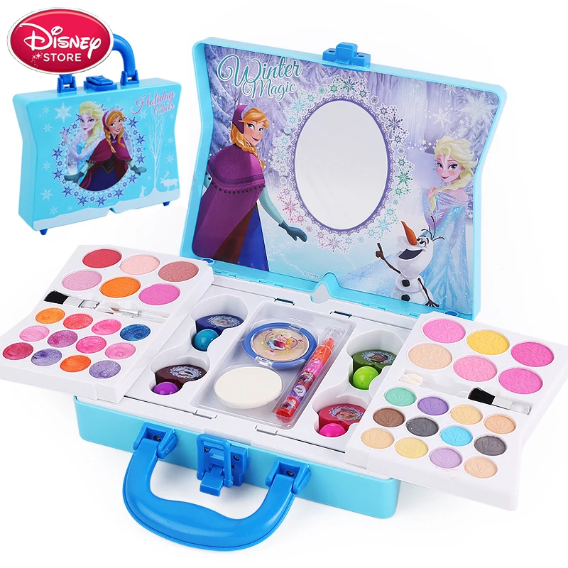 

Disney Frozen 2 Anna Elsa Princess Makeup Toys Children Pretend Makeup Girls Toys Birthday Gift Belle Cinderella Disney Jewelry