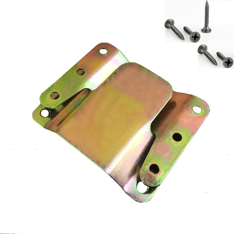 1 Set Furniture Wood Board Connecting Fixture Sofa Bed Hinge Upper Board Connecting Fixture Sofa Bed Hinge