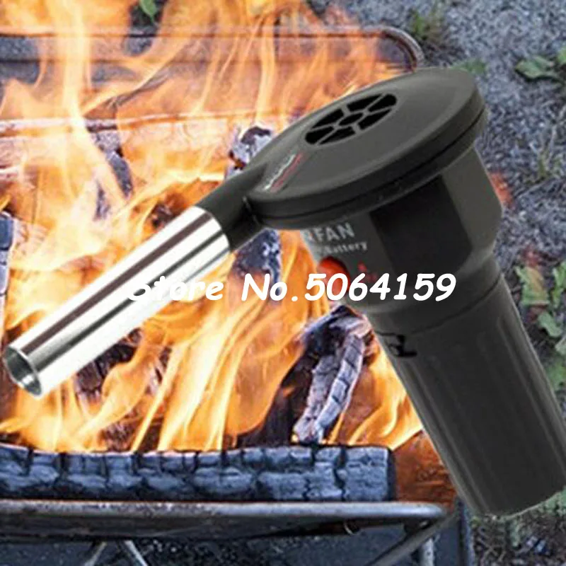 Brand New 1Pc Barbecue Portable Electric BBQ Fan Air Blower For Picnic