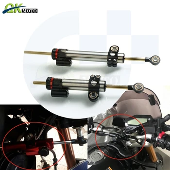 

With Logo Motorcycle CNC Aluminum Stabilizer Damper Complete For YAMAHA MT10 MT09 MT07 MT 10 09 07 MT-07 Linear Safety Control