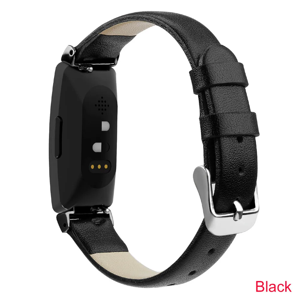 Кожаный ремешок Essidi для смарт браслета Fitbit Inspire HR тонкий браслет с петлей и